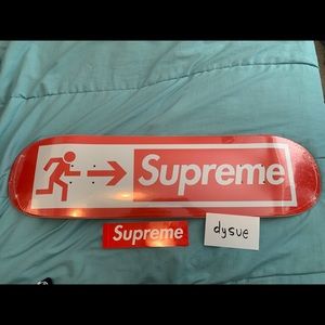 Supreme Exit Skateboard Red